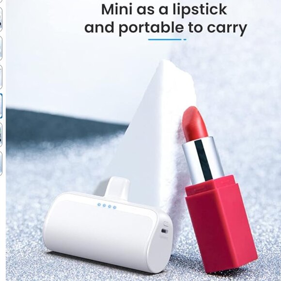 Mini Portable Charger for iPhone 5200mAh,20W PD Fast Charging Power Bank - Picture 1 of 4